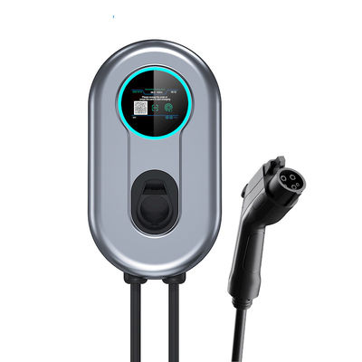 Type 1 EV Charger 40A Charging Station 9.6KW Wallbox Level2 Electric Vehicle Charger With LCD Screen