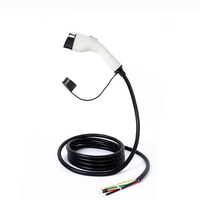 9kW Type1 White Electric Car Charger Cable Plug 40A ,Single Gun Charging Cable AC 110V-240V