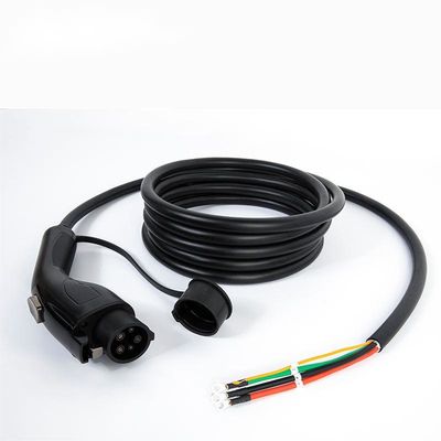 9kW Type1 White Electric Car Charger Cable Plug 40A ,Single Gun Charging Cable AC 110V-240V