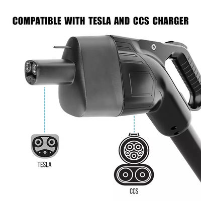 IP55 Protection Tesla CCS Combo 1 Adapter CCS1 To Tesla For Model 3 Y X S 175KW Fast Charging