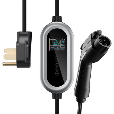 Portable Smart AC Home EV Charging Stations 16A Type 1 Electric Car Charger Amercian Standard