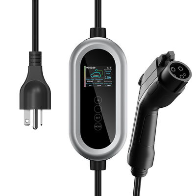 Portable Smart AC Home EV Charging Stations 16A Type 1 Electric Car Charger Amercian Standard