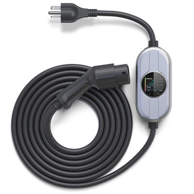 7.68kw AC Type 1 Cable 7.4m Electric Vehicle Charging Station EV Charger For Home Use