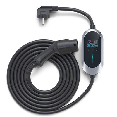 EU Standard Portable EV Cahrger 8-16A Type 2 New Energy Vehicle Home Fast Charging Pile AC 230V
