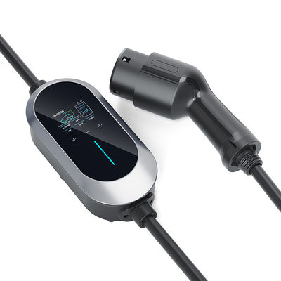 32A Home Indoor/Outdoor AC EV Charger,Electric Vehicle Charging Station Compatible With Type 2 EVs