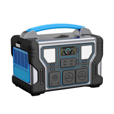 Portable Power Station 400W Max Solar Charging Input LiFePO4 Battery Solar Generator