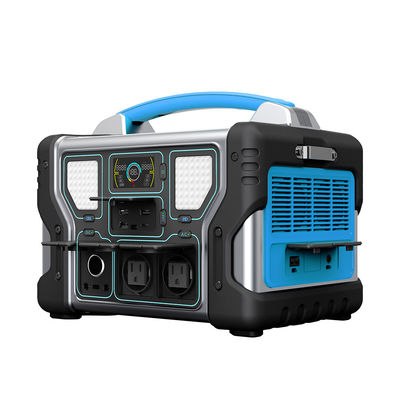 Portable Power Station 400W Max Solar Charging Input LiFePO4 Battery Solar Generator