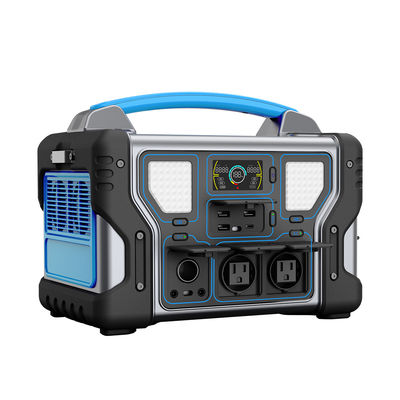 Portable Power Station 400W Max Solar Charging Input LiFePO4 Battery Solar Generator