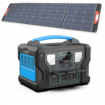 LCD Display 300W/500W/700W/1000W Portable Power Station With Solar Panel Waterproof Refurbish